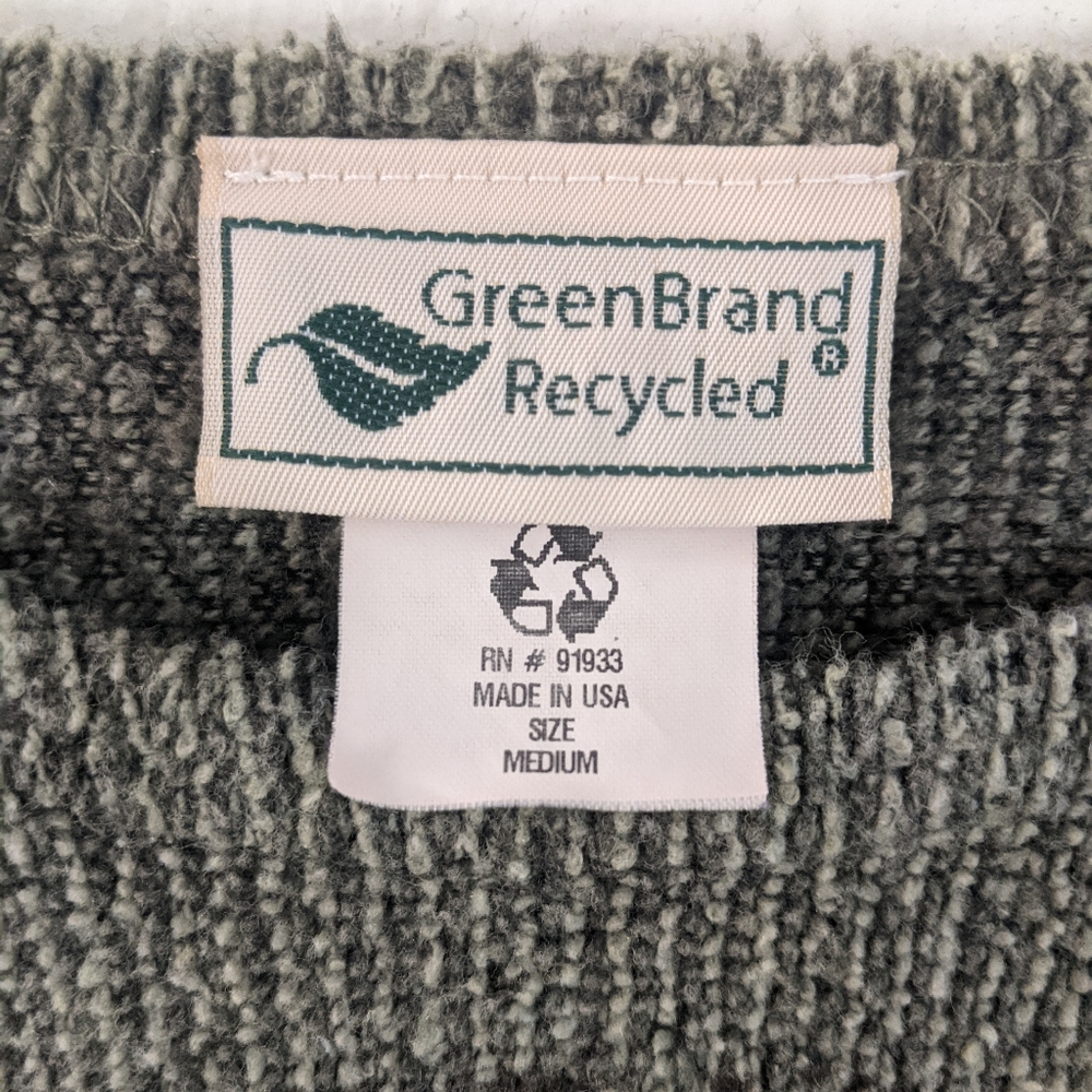 Early 2000s Grunge Outdoor Grand Canyon Logo Oversized Soft Ribbed Sweater - Picture 6 of 8